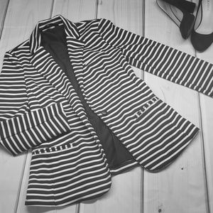 Black and White Blazer